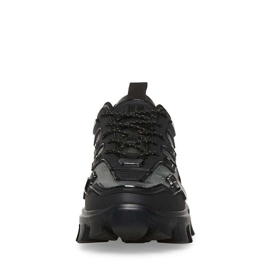 Steve Madden PONCE Férfi Sportcipő Fekete Titán | 574YIPLTA