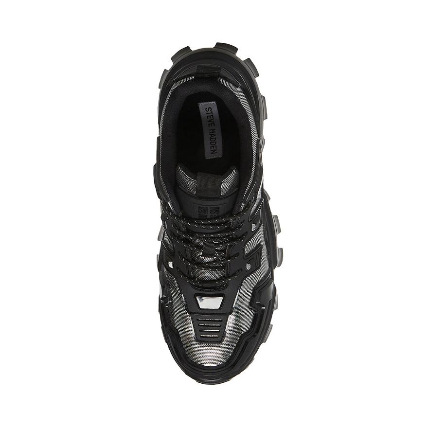 Steve Madden PONCE Férfi Sportcipő Fekete Titán | 574YIPLTA