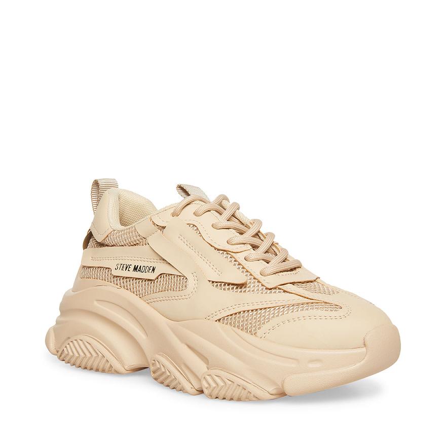 Steve Madden POSSESSION Női Sportcipő Barna | 597SVGJXH