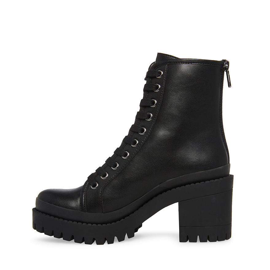 Steve Madden PROVIDE Női Platform Cipő Fekete | 836YUJGCT