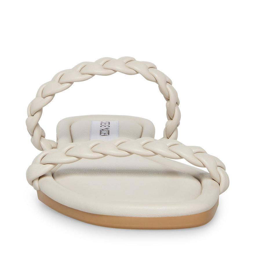 Steve Madden RAYAN Női Papucs Bone | 951WMXUQS