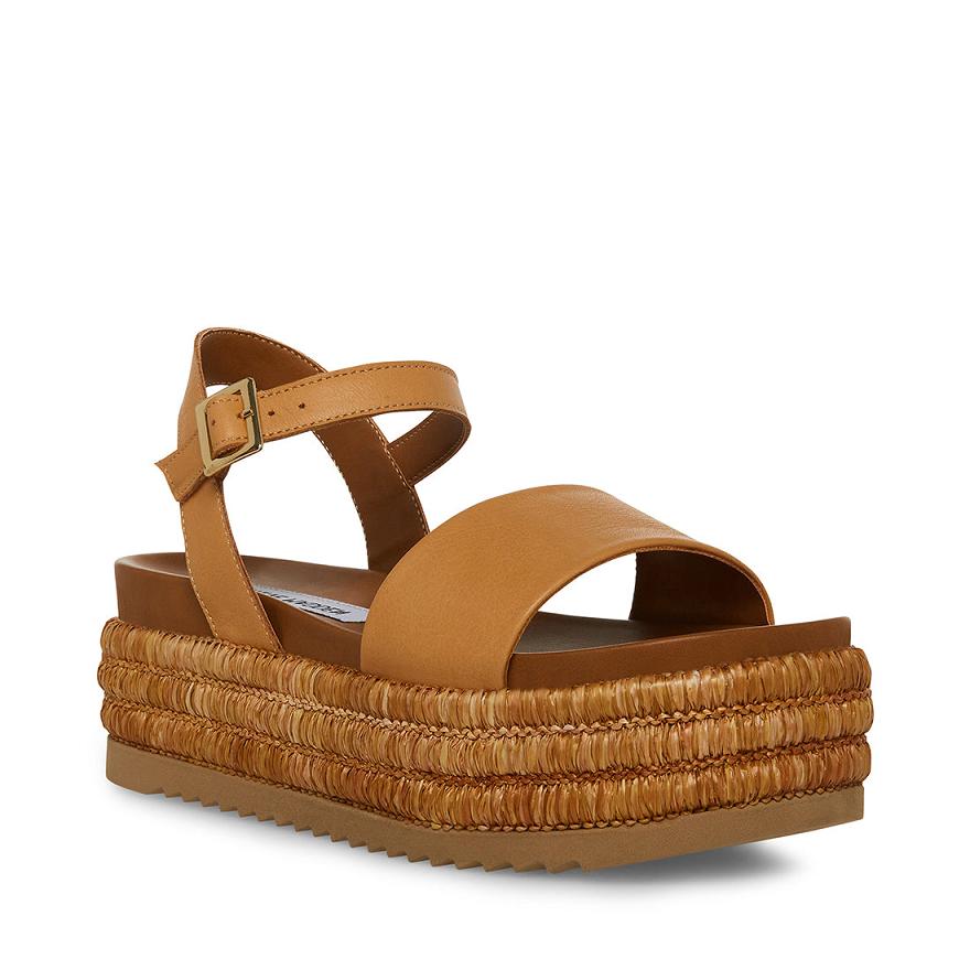 Steve Madden RILEY Női Szandál Barna | 753RUTLXC