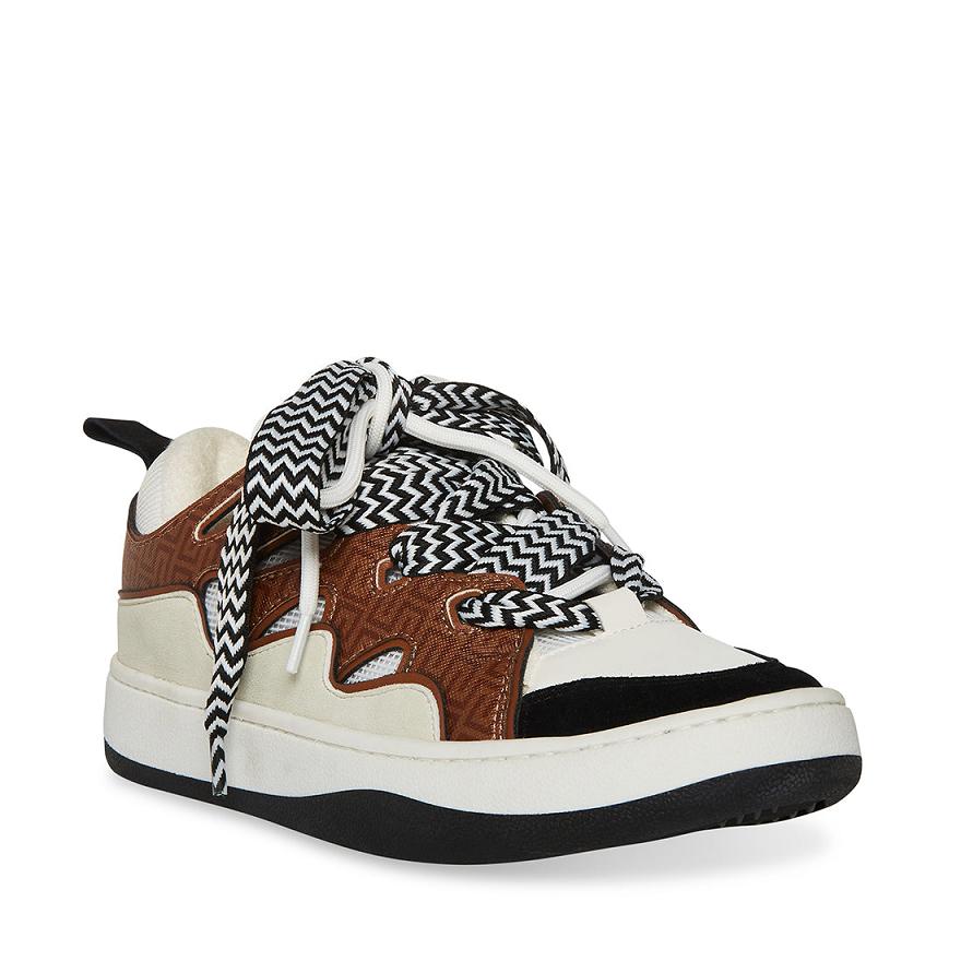 Steve Madden ROARING Sneakers Női Sneaker Barna Színes | 861DRIZNP