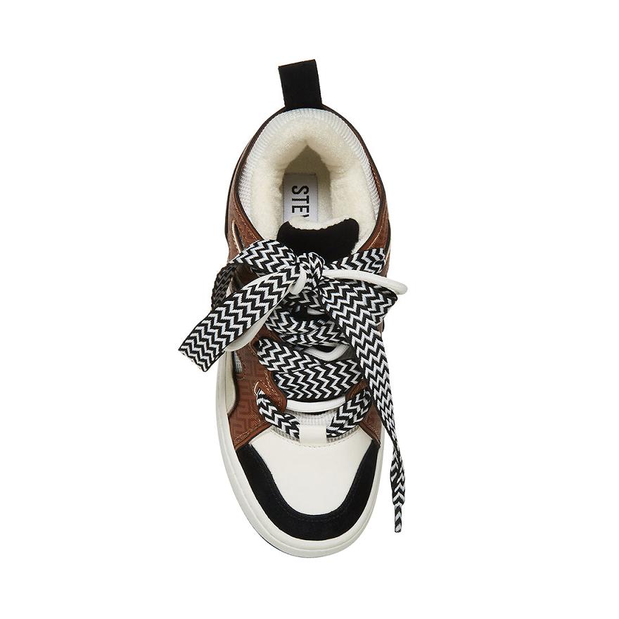 Steve Madden ROARING Sneakers Női Sneaker Barna Színes | 861DRIZNP