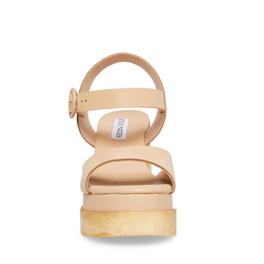 Steve Madden RUTH Női Platform Cipő Bézs | 148NTOPDZ