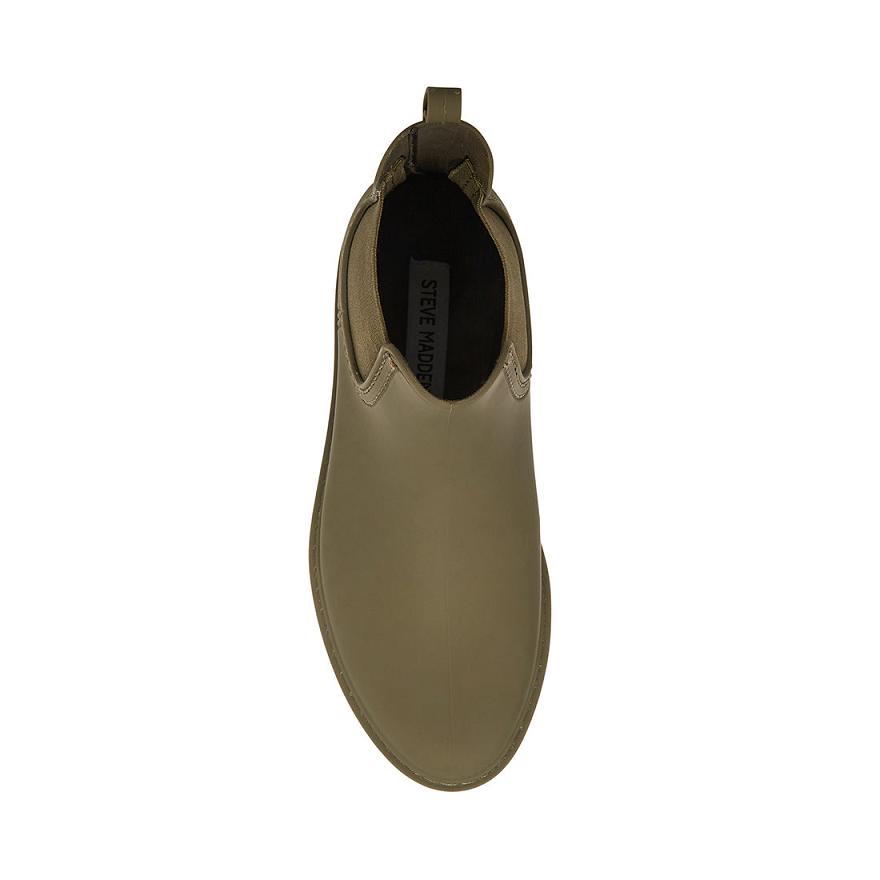 Steve Madden SAHARA Női Bokacsizma Olivazöld | 763VOWCAJ