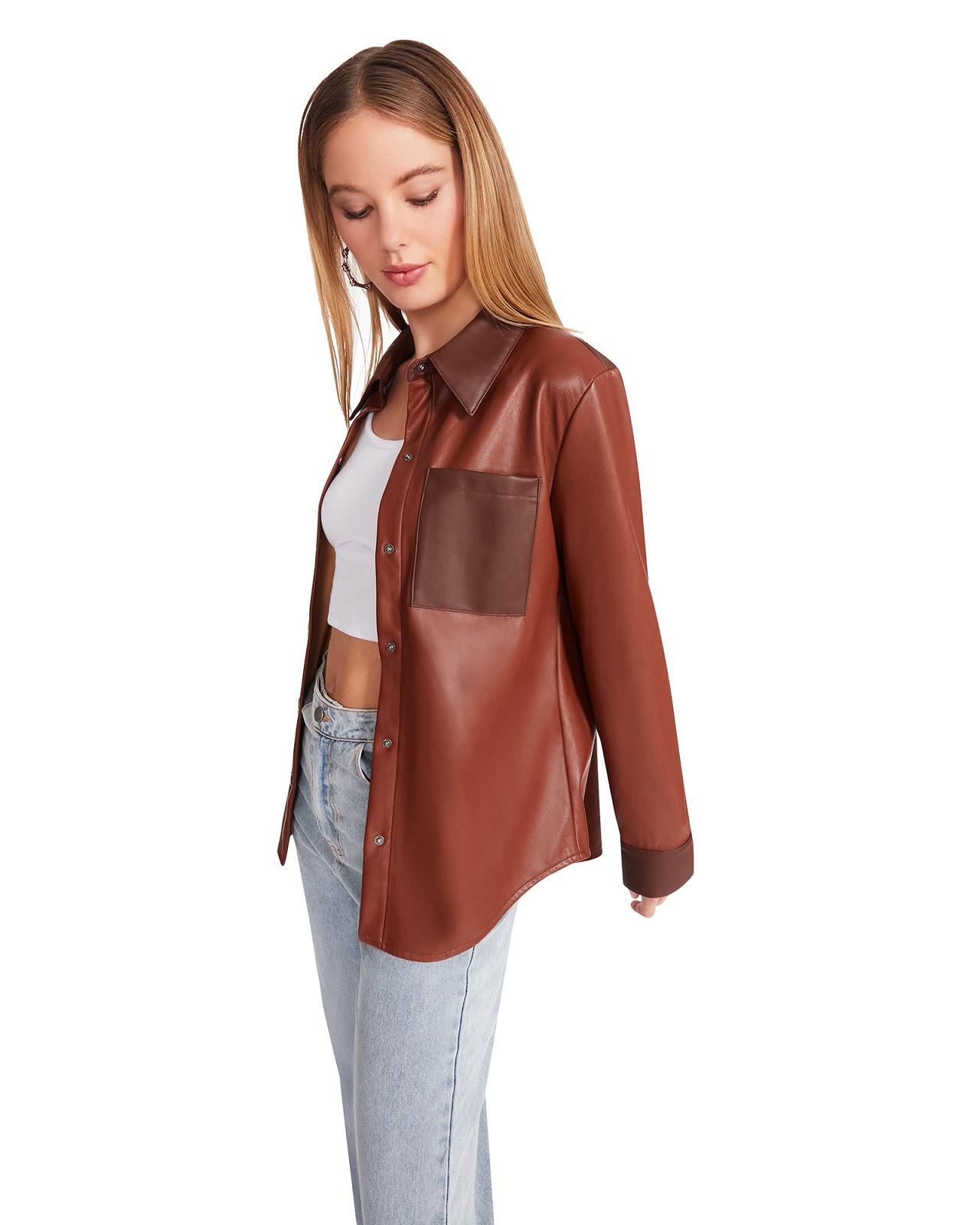 Steve Madden SAM TOP Női Ingek Barna | 945OVTFEH