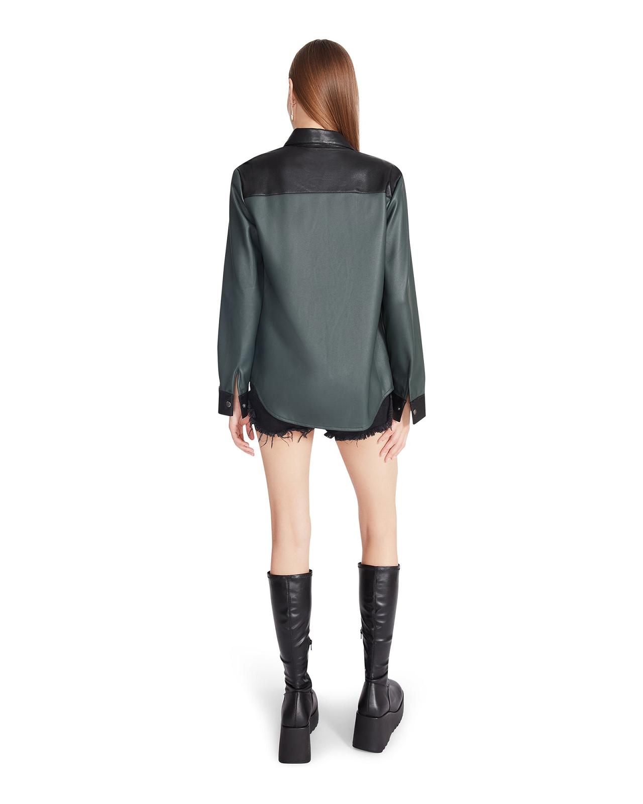Steve Madden SAM TOP Női Ingek Zöld | 026JOLDVT
