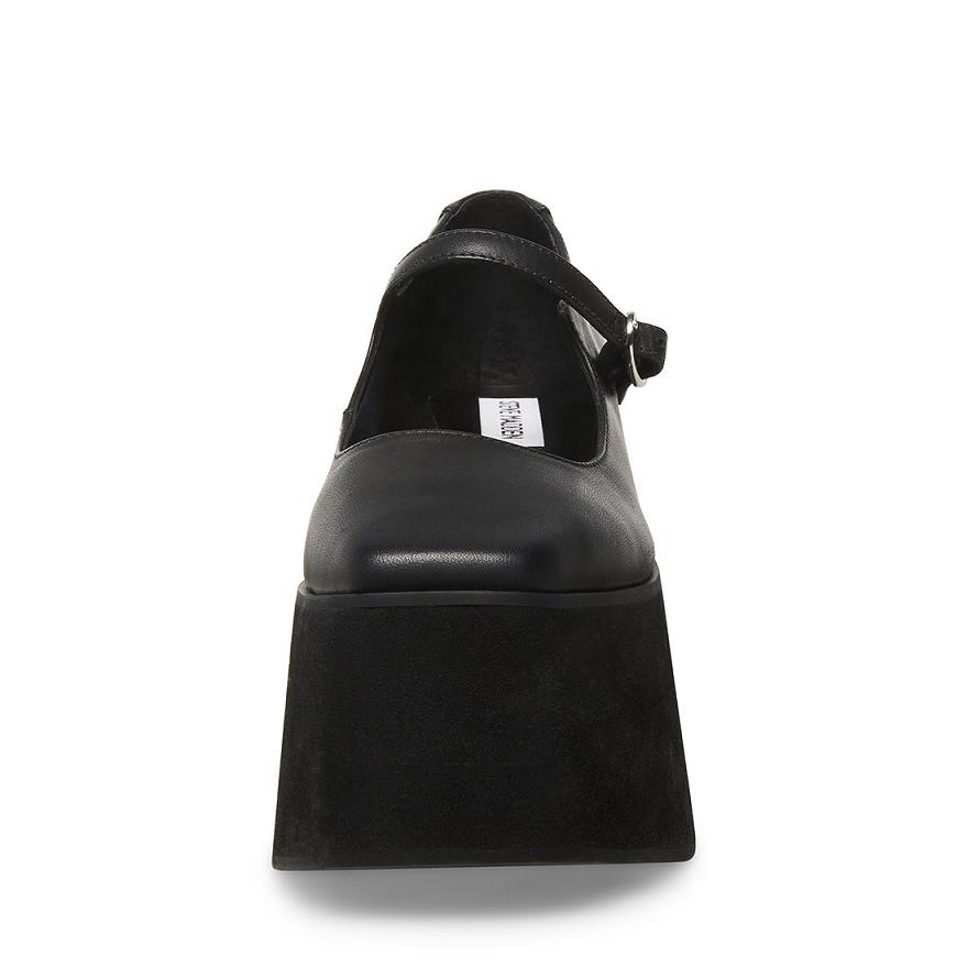 Steve Madden SASHA Mary Jane Női Platform Cipő Fekete | 852IUQHFB
