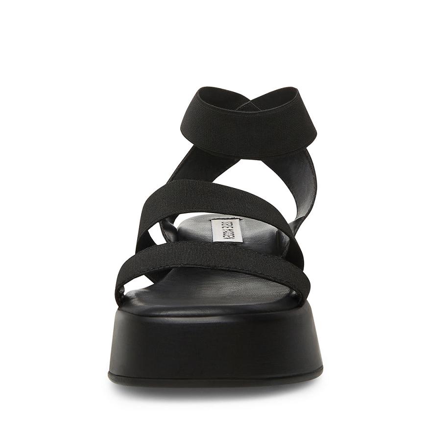 Steve Madden SASHES Női Platform Cipő Fekete | 149NMRWFC