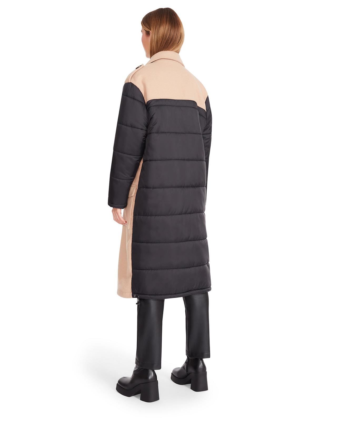 Steve Madden SAVANNAH COAT Női Kabátok Barna | 597XWKTGP