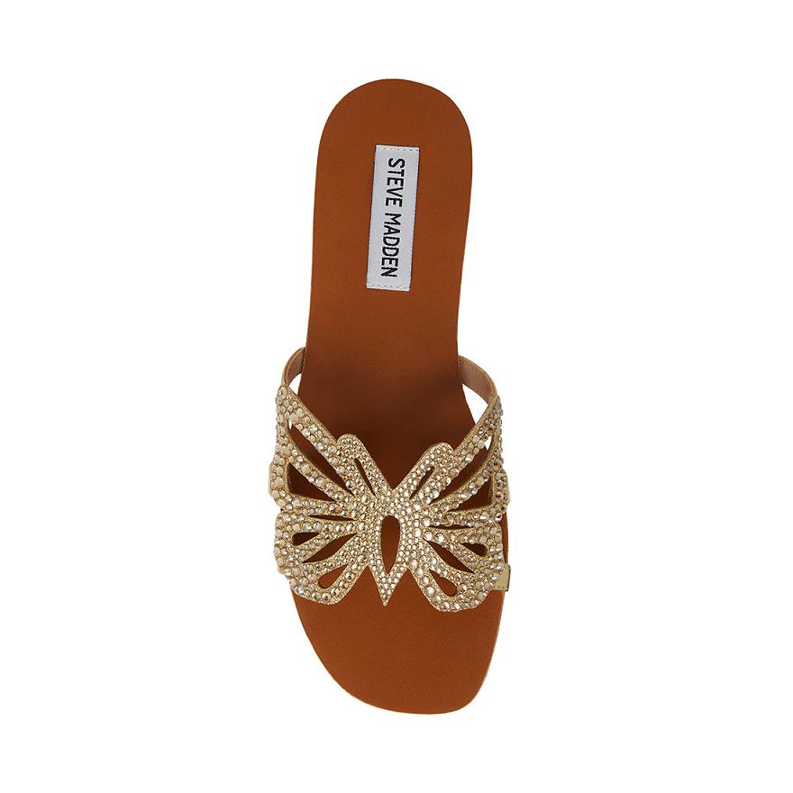 Steve Madden SAVANNAH Női Szandál Arany | 801KGYNWA