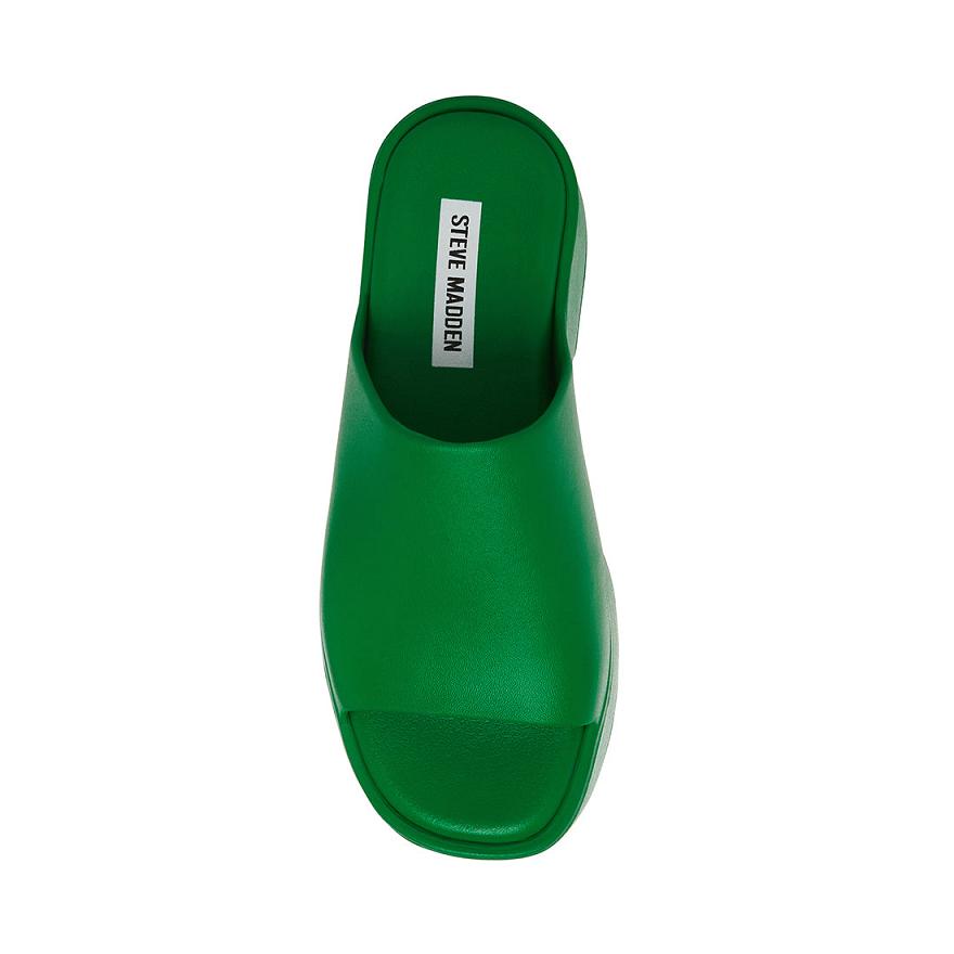 Steve Madden SLINKY-J Női Szandál Zöld | 143EVQSHL