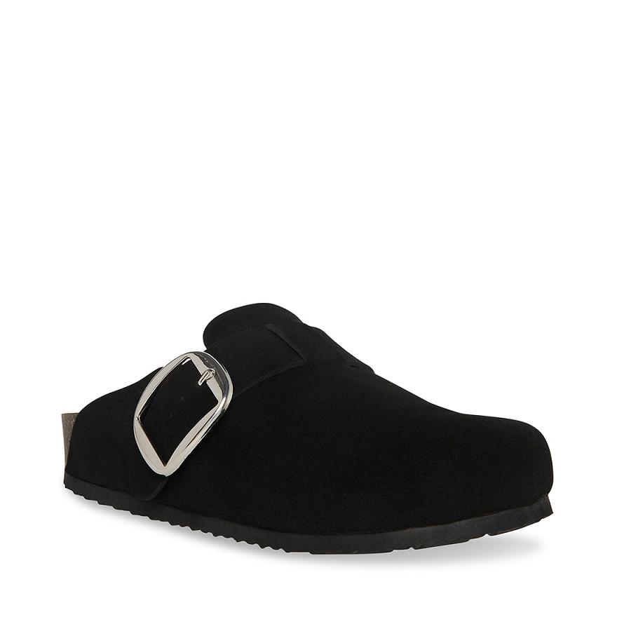 Steve Madden SOCIAL Női Papucs Fekete | 854SZUWBE