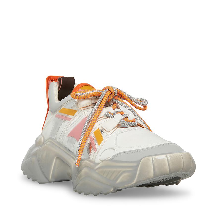 Steve Madden SPRINT Sportcipős Női Sportcipő Fehér Színes | 567KTALYO