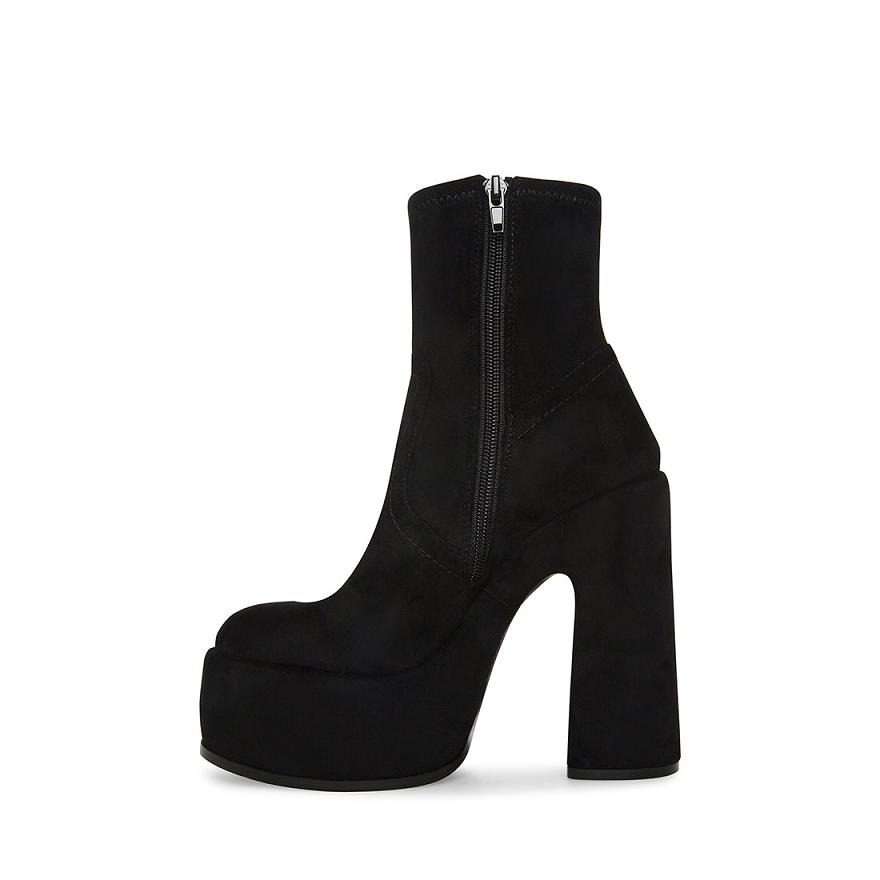 Steve Madden STASSIE Női Bokacsizma Fekete | 023MCHBUX