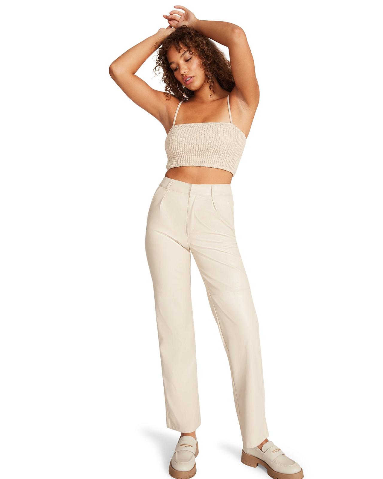 Steve Madden STASS TOP Női Felsők Fehér | 028KSGVPJ