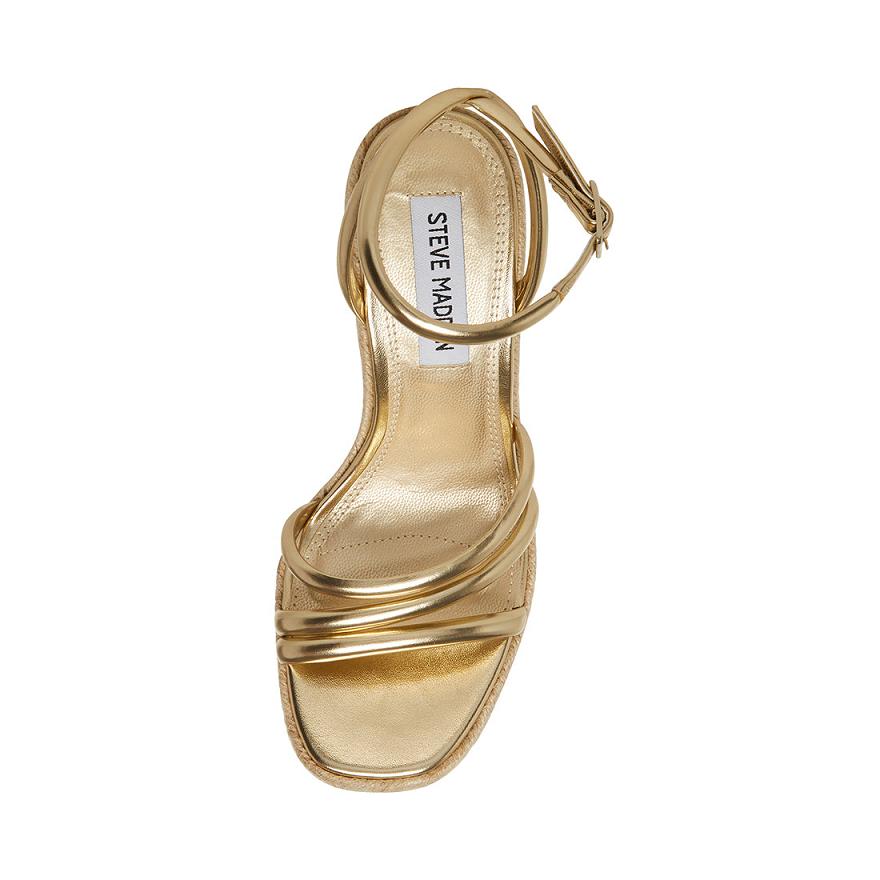 Steve Madden TAYLOR Női Szandál Arany | 706YNFTZL