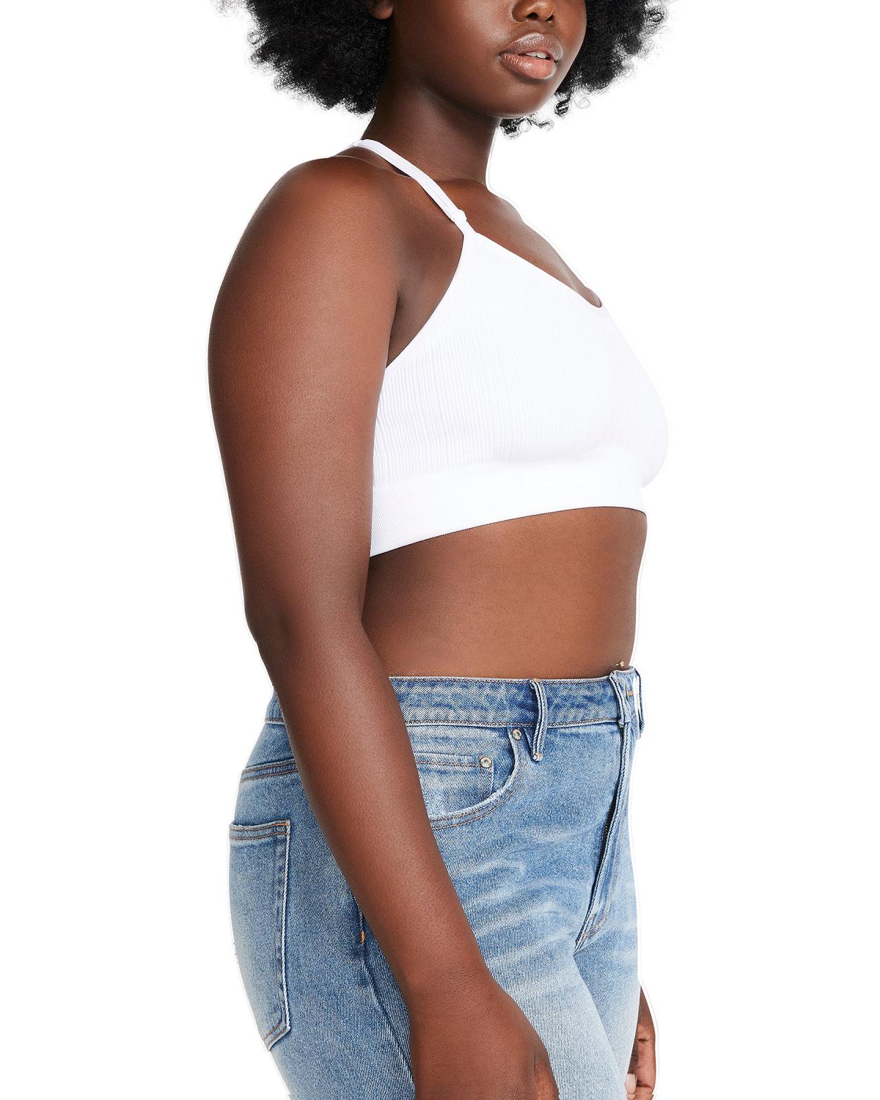 Steve Madden THE ELLA MESH BRALETTE + Női Felsők Fehér | 916WPUQKA