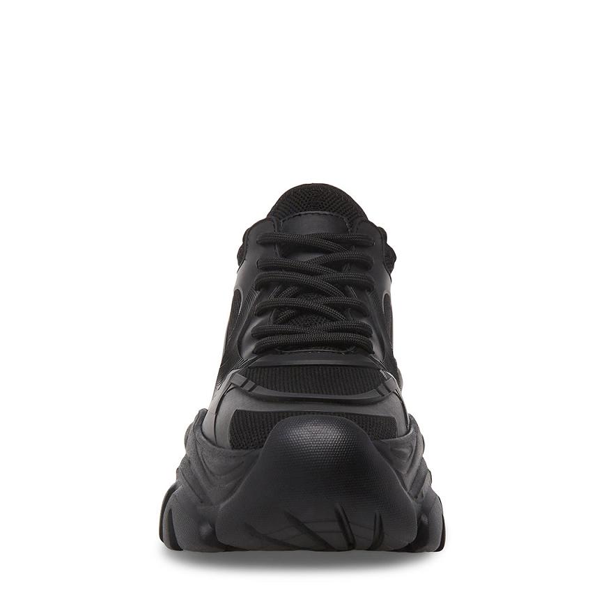 Steve Madden THUNDER Sneakers Női Sneaker Fekete | 507BQAKJF