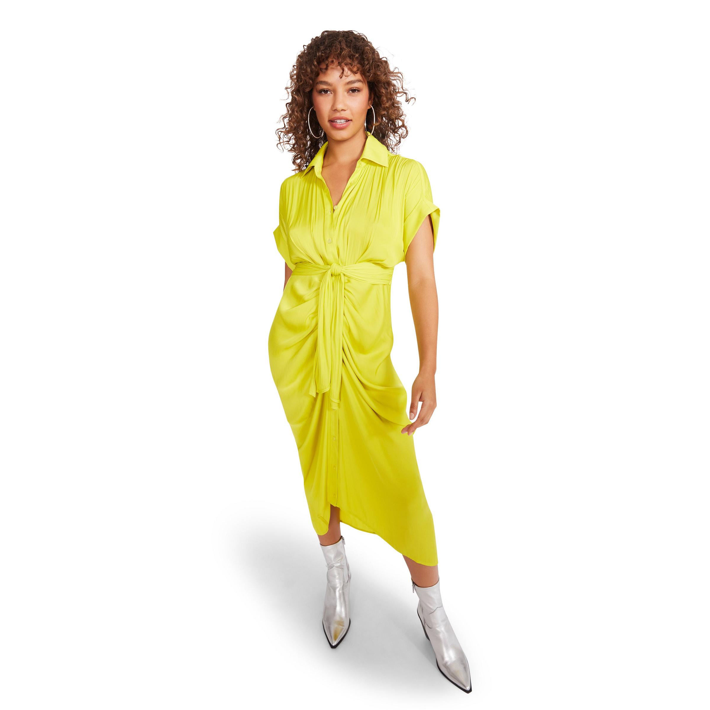 Steve Madden TORI DRESS Női Ruha Sárga | 548KBZYPA