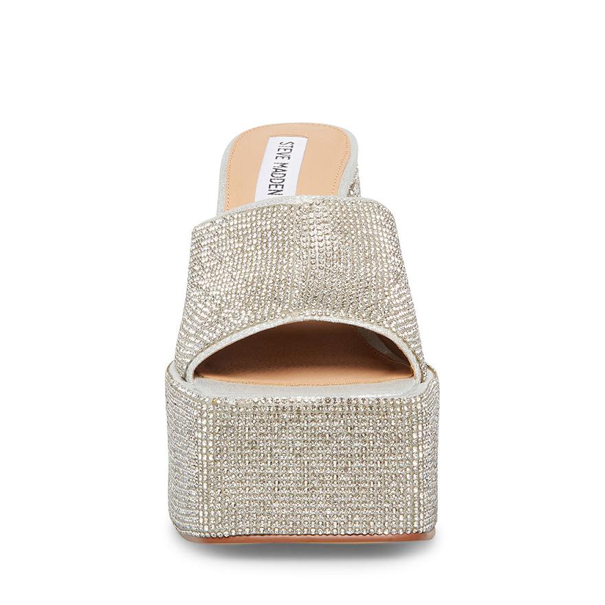 Steve Madden TRIXIE-R Női Mule Cipő Szürke | 062ITLZDC