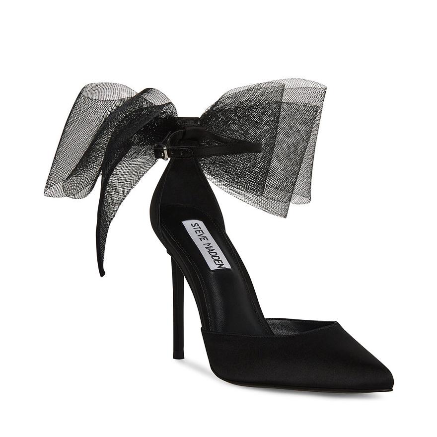 Steve Madden VALENTEEN Női Magassarkú Fekete | 971BZHKIO