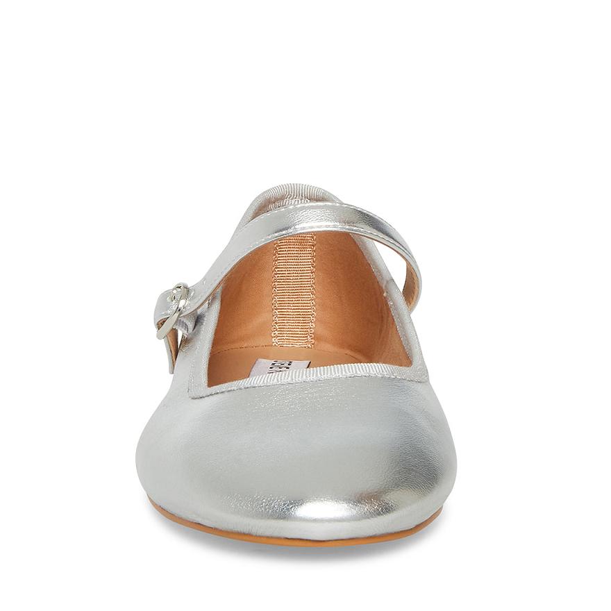 Steve Madden VIOLETTE Női Balerina Cipő Metal | 632NAUSXM
