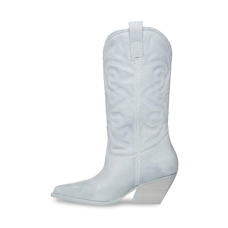 Steve Madden WEST Női Csizma Kék | 540GPXODH