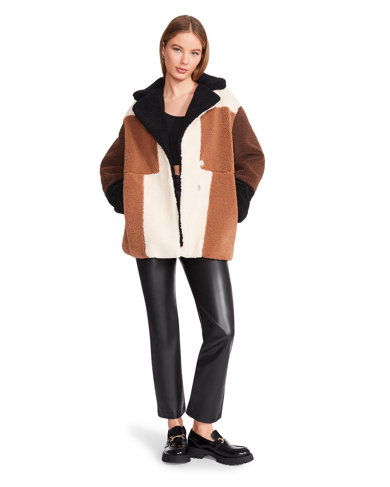 Steve Madden WILLOW JACKET Női Kabátok Fehér | 568EVMWYF