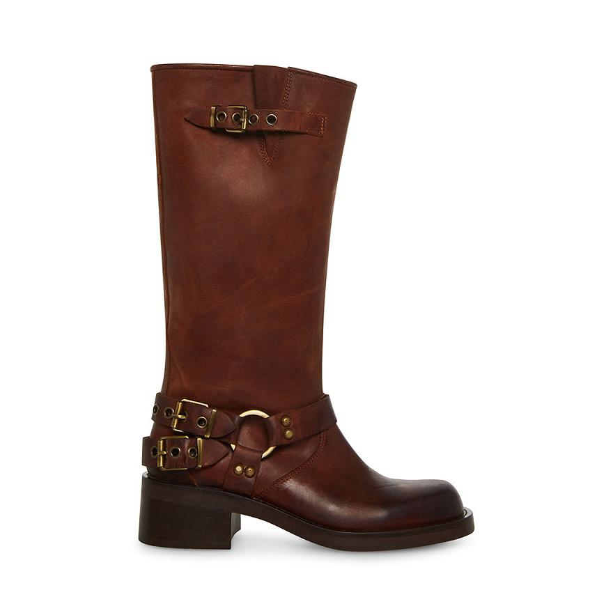 Steve Madden ZENNA Női Hosszú Szárú Csizma Barna | 780TWHMIX