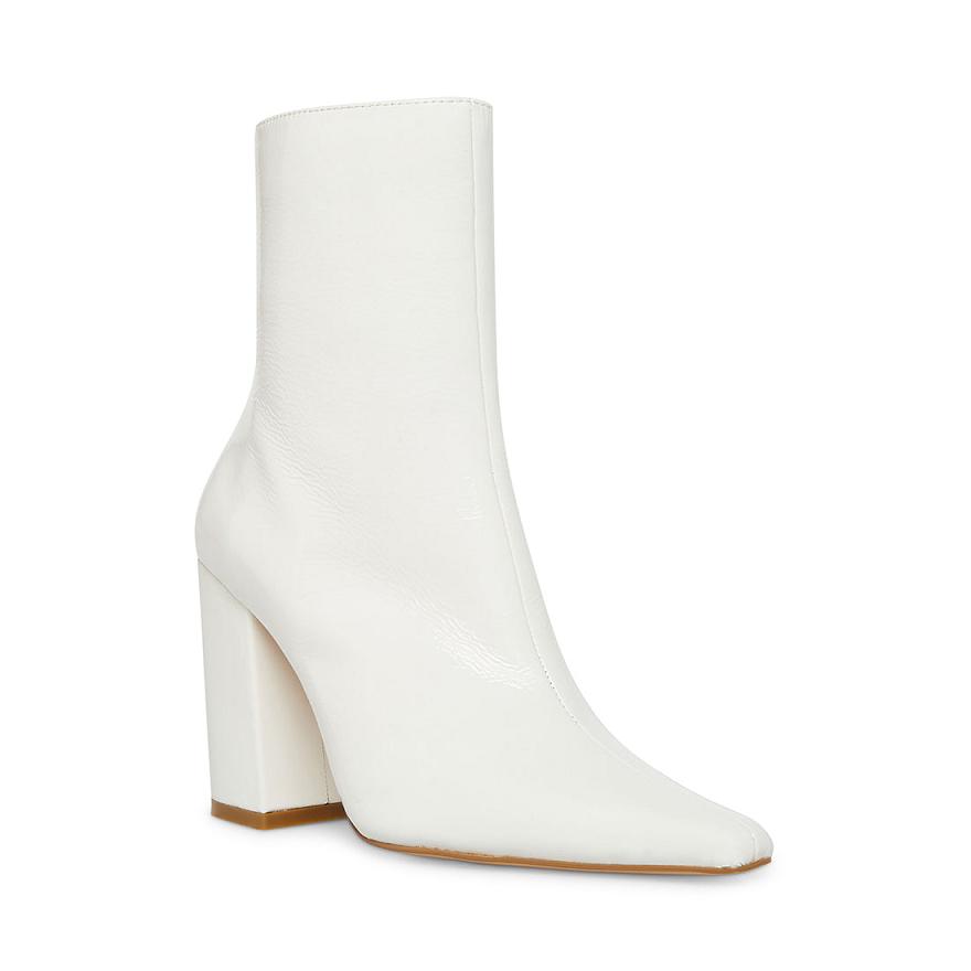 Steve Madden ZOE Női Bokacsizma Fehér | 123QDIFWR