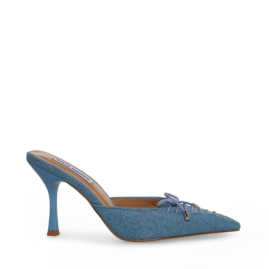 Steve Madden BRIANNE Női Magassarkú Denim | 864CUTJAB