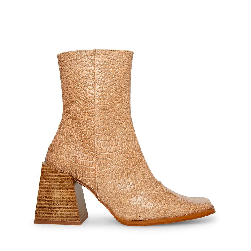 Steve Madden BURKE Női Bokacsizma Barna | 369EGDQCB