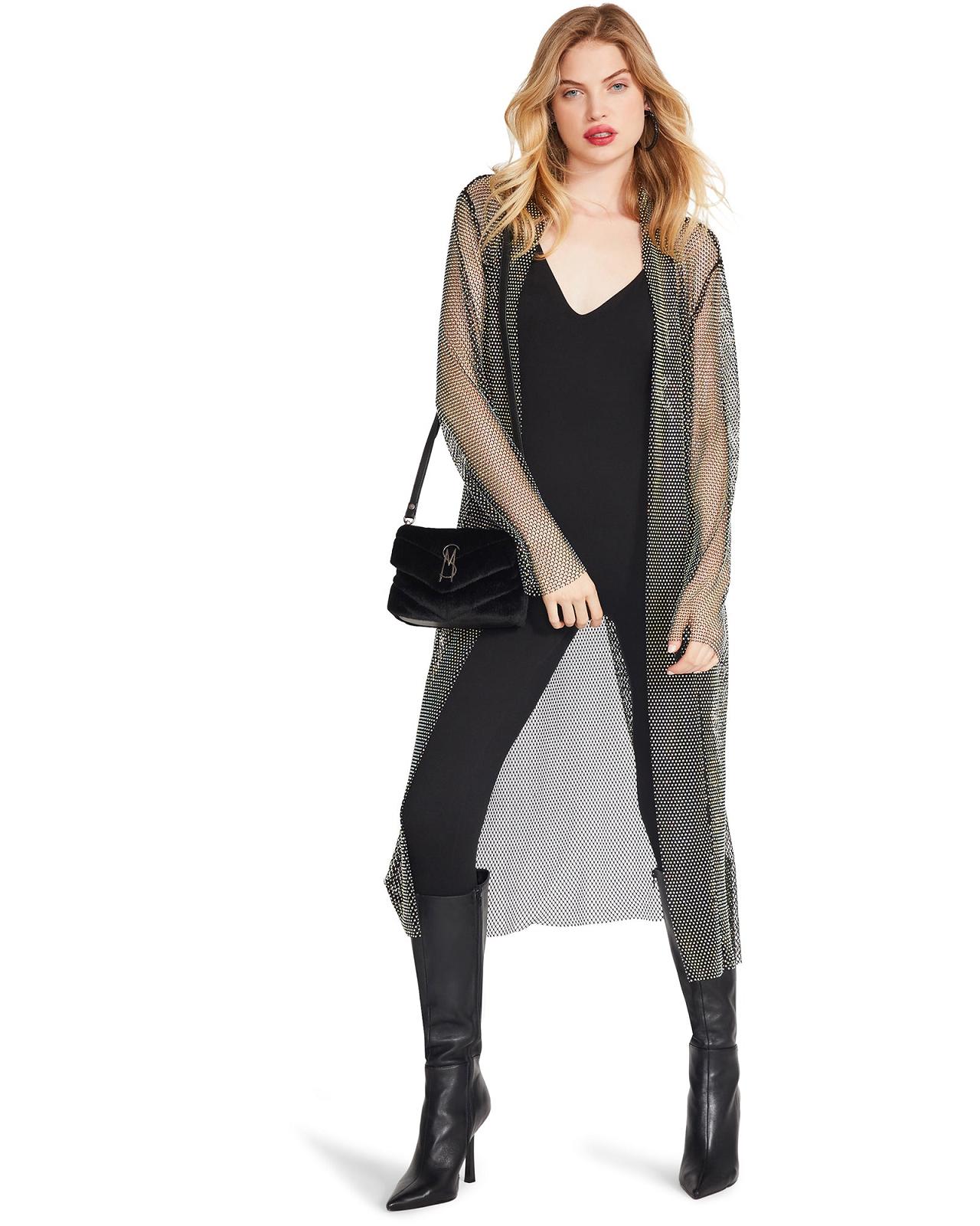 Steve Madden CHARLIZE DUSTER Női Blézerek Fekete | 748BICGTD