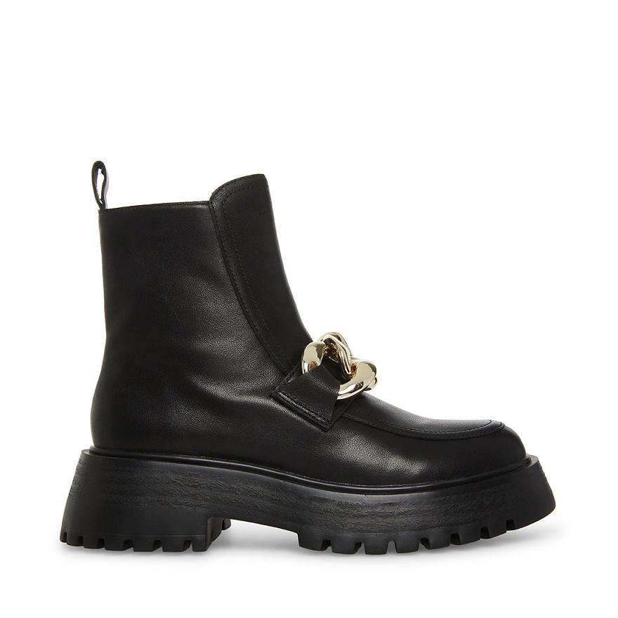 Steve Madden CLEO Női Bokacsizma Fekete | 286HREGPF