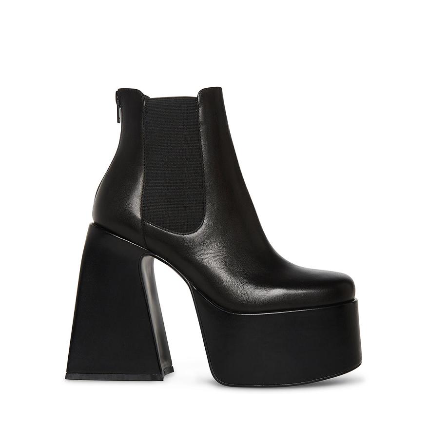 Steve Madden HUSTLE Női Bokacsizma Fekete | 705UNAJEW