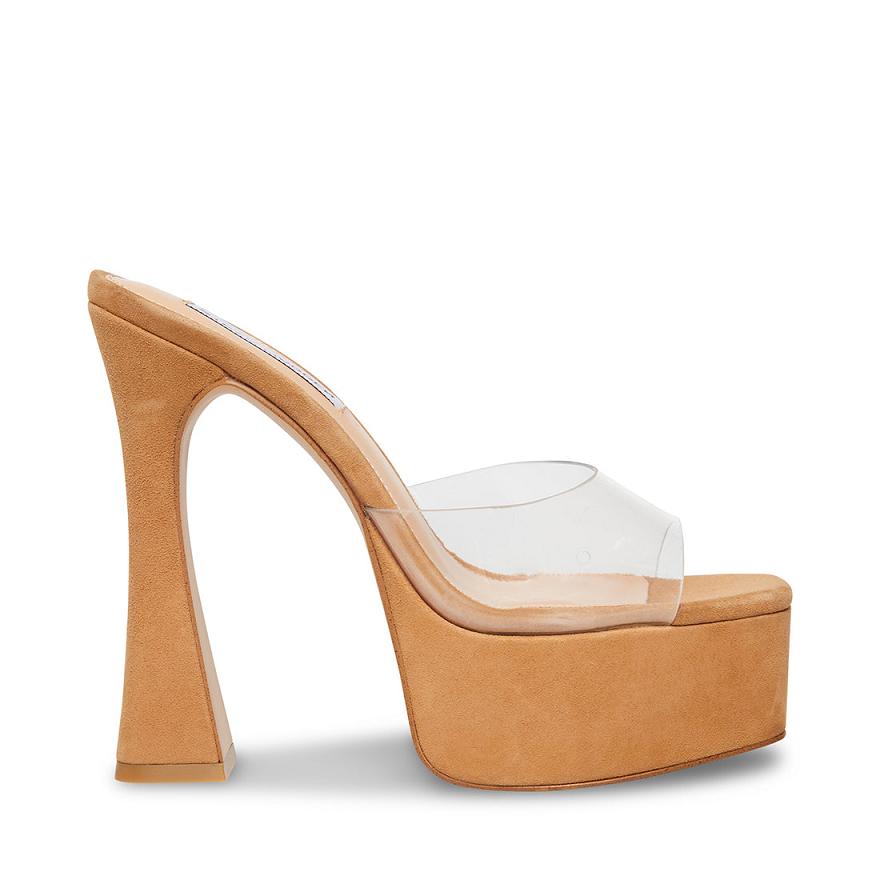 Steve Madden KACIE Női Platform Cipő Clear | 732XFETCK