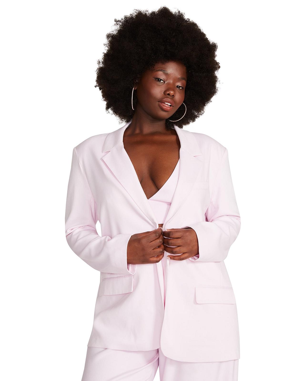 Steve Madden KAIRA BLAZER Női Blézerek Rózsaszín | 807AIBWMF