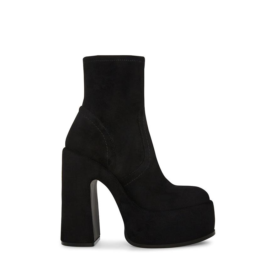 Steve Madden STASSIE Női Bokacsizma Fekete | 952XOPEMI